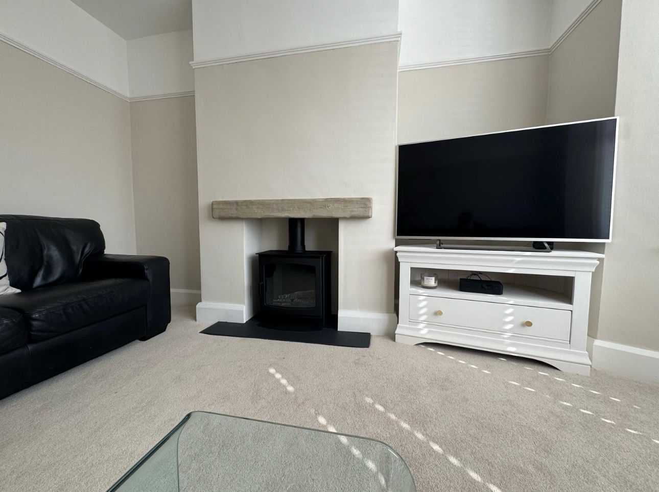 Completed gas fire service